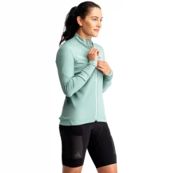 7mesh Callaghan Womens Long Sleeve Jersey -Cheap MAAP || 7mesh Store 7mesh Callaghan Womens Long Sleeve Jersey Wasabi Green 3