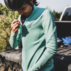 7mesh Callaghan Womens Long Sleeve Jersey -Cheap MAAP || 7mesh Store 7mesh Callaghan Womens Long Sleeve Jersey Wasabi Green 5