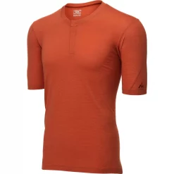 7mesh Desperado Merino Henley T-Shirt 10 7mesh Desperado Merino Henley T-Shirt -Cheap MAAP || 7mesh Store 7mesh Desperado Merino Henley T Shirt Brickwork Orange 1