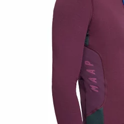 MAAP Alt_Road Long Sleeve Jersey -Cheap MAAP || 7mesh Store MAAP Alt Road Long Sleeve Jersey Burgundy 3