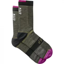 MAAP Alt_Road Merino Socks -Cheap MAAP || 7mesh Store MAAP Alt Road Merino Socks Olive