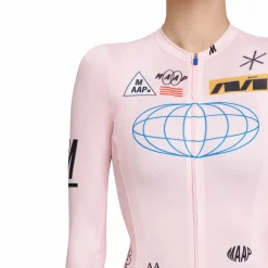 MAAP Axis Pro Womens Long Sleeve Jersey -Cheap MAAP || 7mesh Store MAAP Axis Pro Womens Long Sleeve Jersey Pale Pink 3