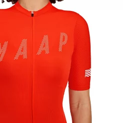 MAAP Echo Pro Base Womens Short Sleeve Jersey -Cheap MAAP || 7mesh Store MAAP Echo Pro Base Womens Short Sleeve Jersey Chilli Red 2
