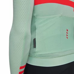 MAAP Emblem Pro Hex Long Sleeve Jersey -Cheap MAAP || 7mesh Store MAAP Emblem Pro Hex Long Sleeve Jersey Ecru Olive 4