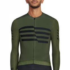 MAAP Emblem Pro Hex Long Sleeve Jersey -Cheap MAAP || 7mesh Store MAAP Emblem Pro Hex Long Sleeve Jersey Light Olive 3