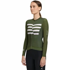 MAAP Emblem Pro Hex Womens Long Sleeve Jersey -Cheap MAAP || 7mesh Store MAAP Emblem Pro Hex Womens Long Sleeve Jersey Light Olive 1