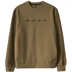 MAAP Evade Crew Jumper -Cheap MAAP || 7mesh Store MAAP Evade Crew Jumper Military Green