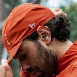 MAAP Prime New Era Rain Cap -Cheap MAAP || 7mesh Store MAAP Prime New Era Rain Cap Brick Red 3