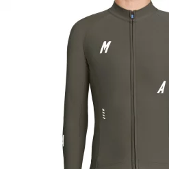 MAAP Training Thermal Long Sleeve Jersey -Cheap MAAP || 7mesh Store MAAP Training Thermal Long Sleeve Jersey Light Olive 2